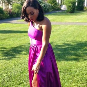 Long asymmetrical Vera wang dress (worn once)